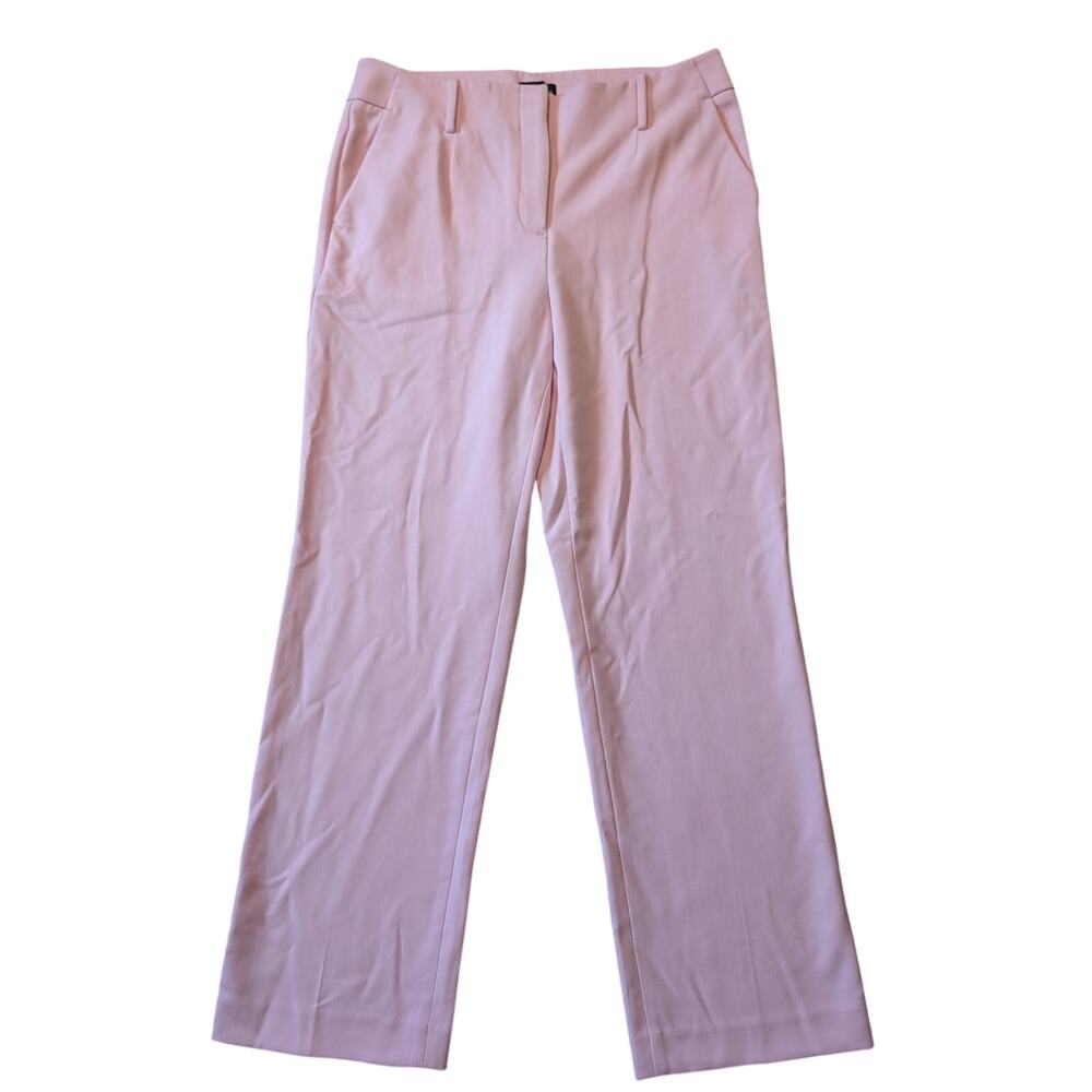 Talbots Women's Pink Southampton Straight Leg Stretch Dress Pants Size 10